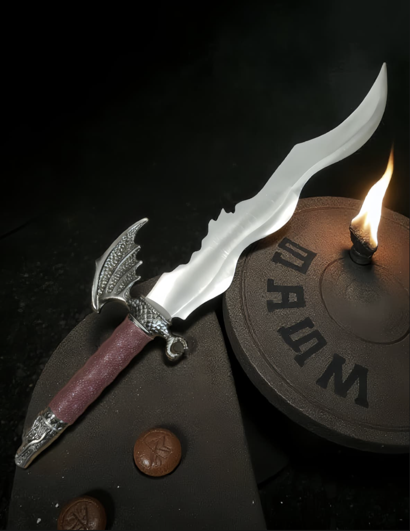Mystical Dagger with Torch